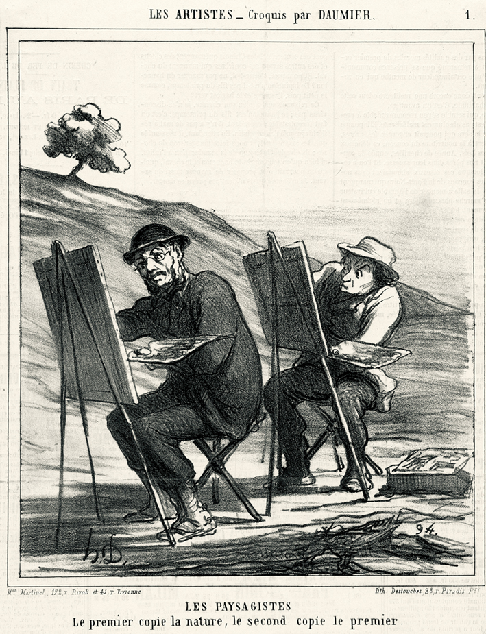  奥诺雷·杜米埃 Honore Daumier ——第一个大自然景观